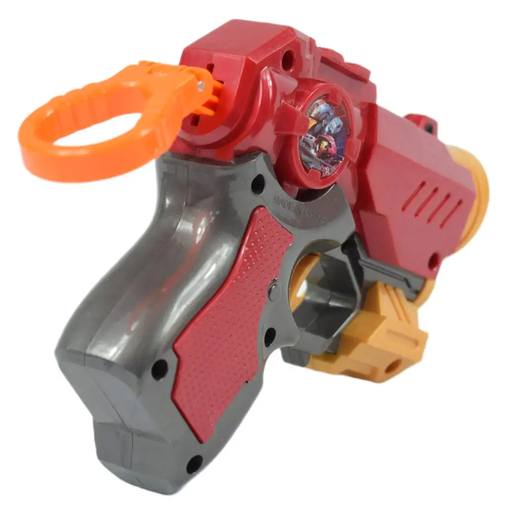 Cool Soft Bullet Gun: Малък пистолет за стрелба с гъби с патрони в червен цвят 14см изображение 4