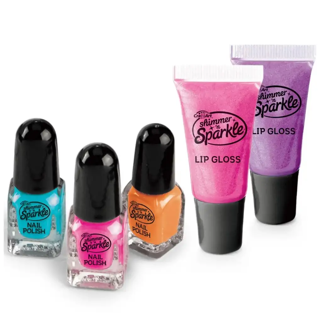 Cra-Z-Art: Shimmer and Sparkle - Салон за красота комплект за грим с лак за нокти изображение 3