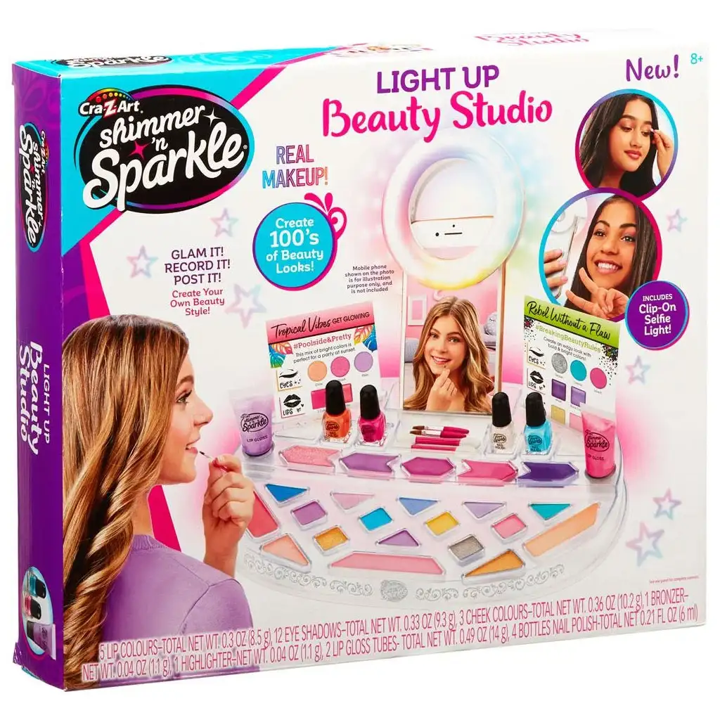 Cra-Z-Art: Shimmer and Sparkle - Салон за красота комплект за грим с лак за нокти изображение 5