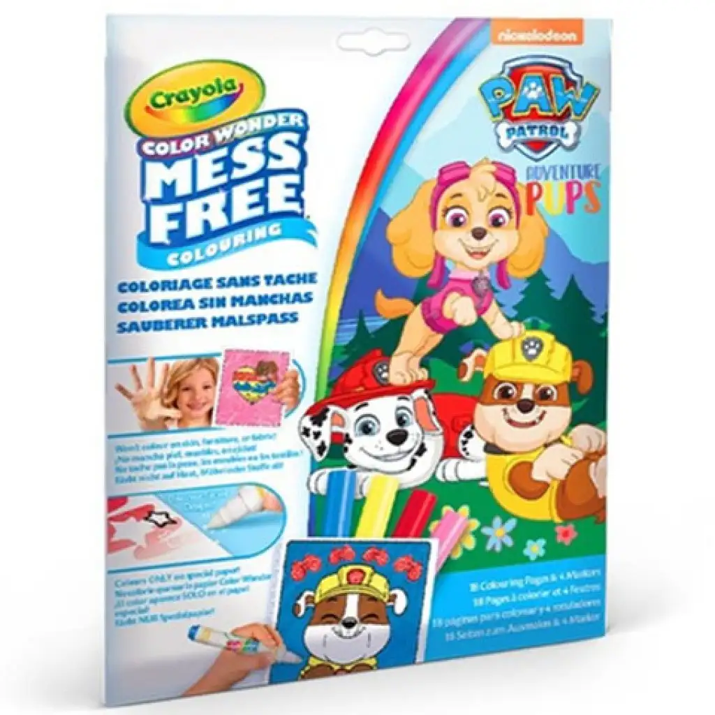Crayola: Color Wonder Paw Patrol безмазанково оцветяване изображение 1