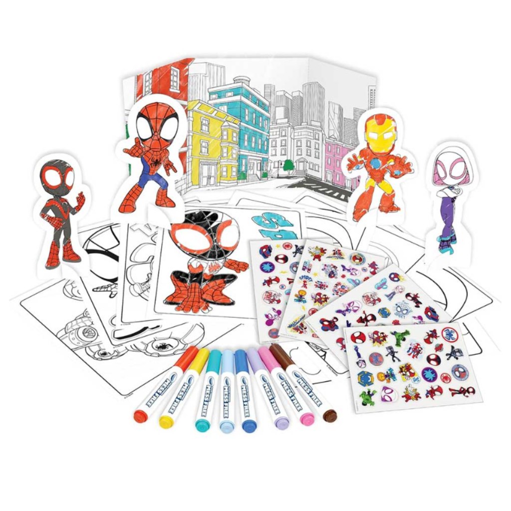 Crayola: Color Wonder Спайдърмен - Поки занимателен креативен комплект изображение 2