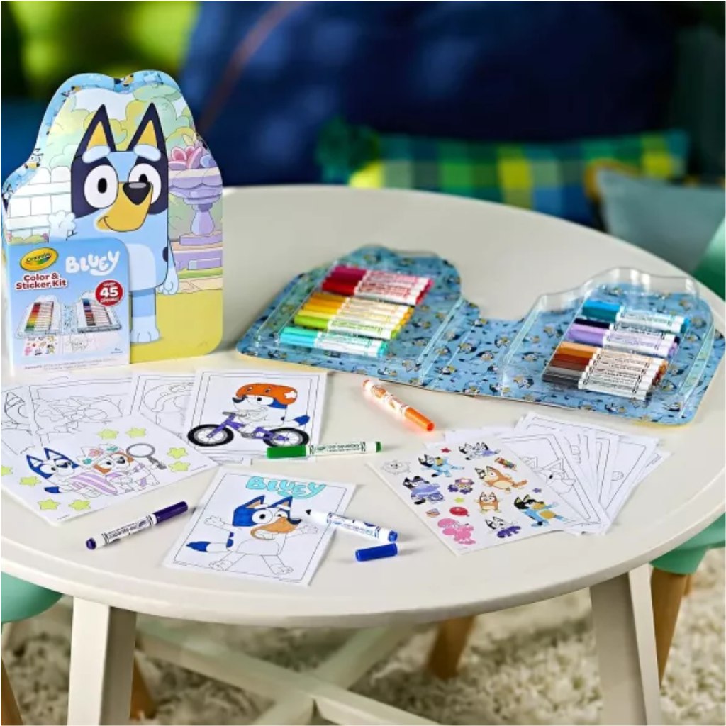 Crayola: Креативен комплект Bluey с стикери изображение 2