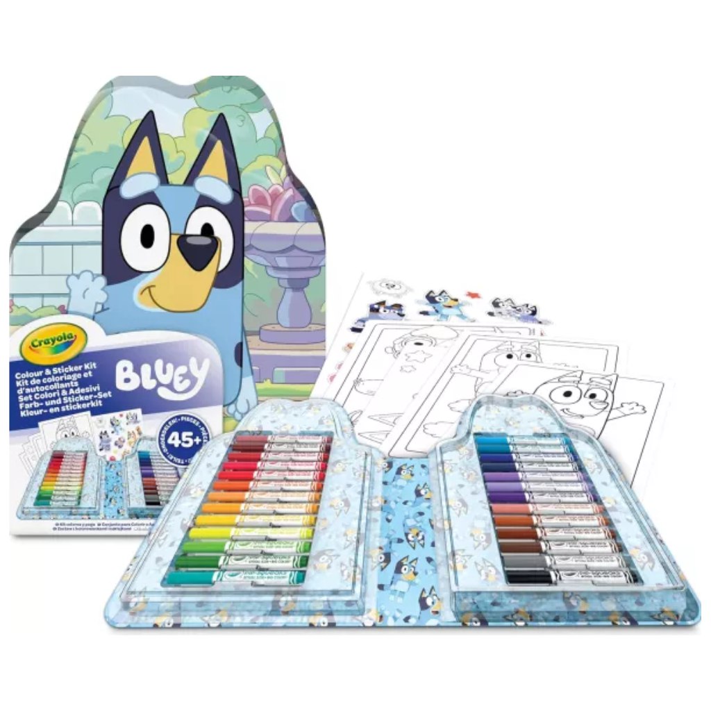 Crayola: Креативен комплект Bluey с стикери изображение 1