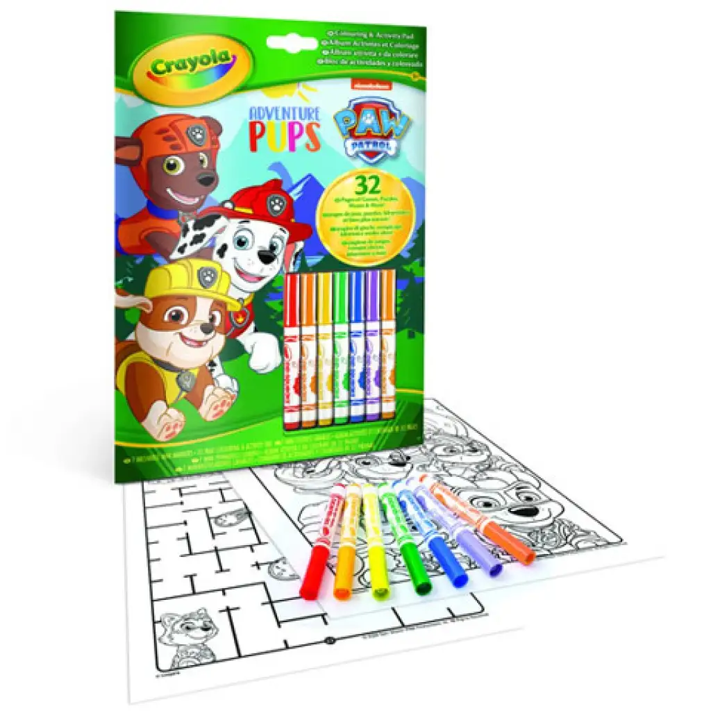 Crayola: Патрул на лапите оцветяване и занимателна книжка изображение 1