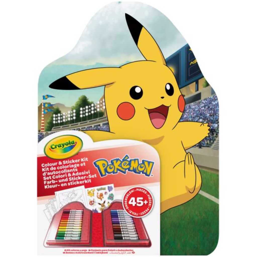 Crayola: Pokémon креативен комплект с стикери изображение 1