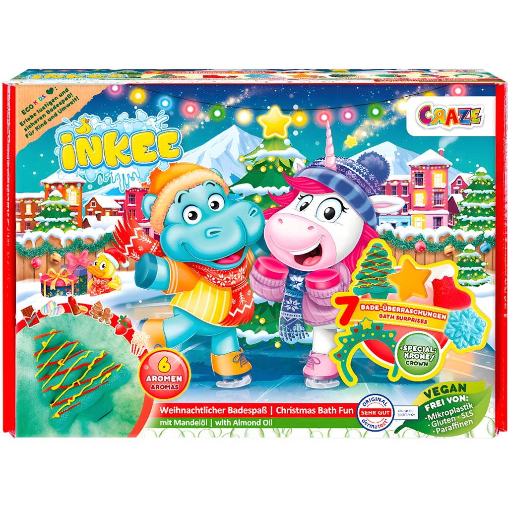 Craze Inkee: Коледен комплект за игра във ваната изображение 2