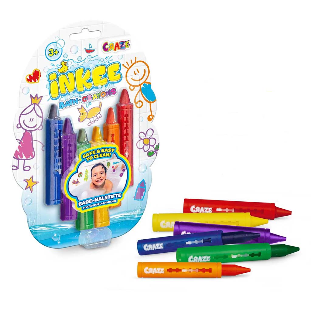 Craze Inkee: Ванна восъчни пастели 6бр. комплект изображение 1