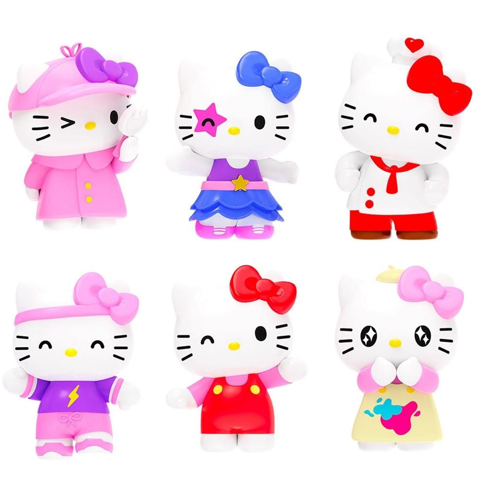 Craze Inkee: Веганска баня с топки комплект с колекционерска фигурка на Hello Kitty - Аромат на диня изображение 2