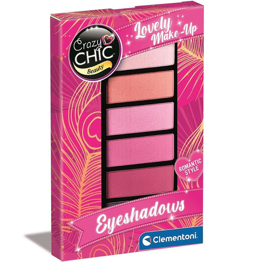 Crazy Chic: Lovely Make-Up розова сила сенки 1бр - Clementoni изображение 1