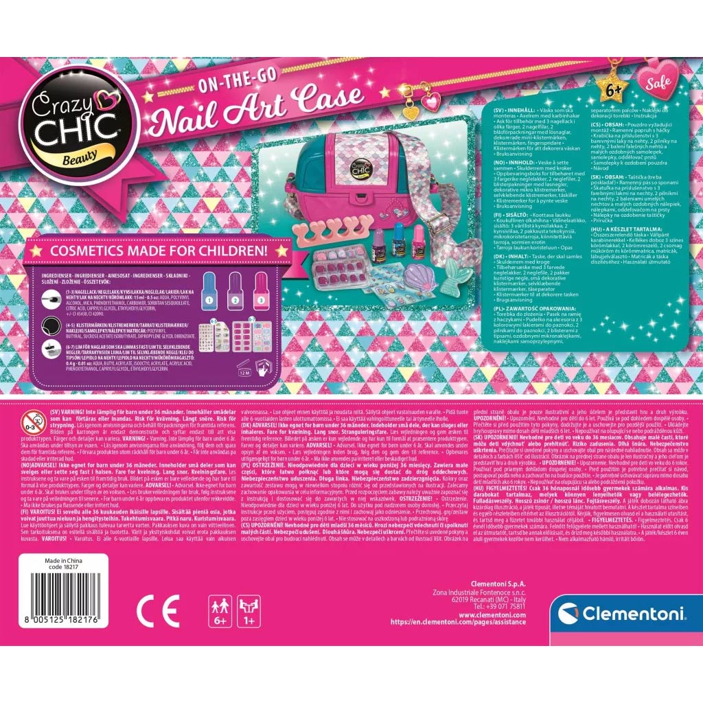 Crazy Chic: Набор за маникюр в чанта - Clementoni изображение 3