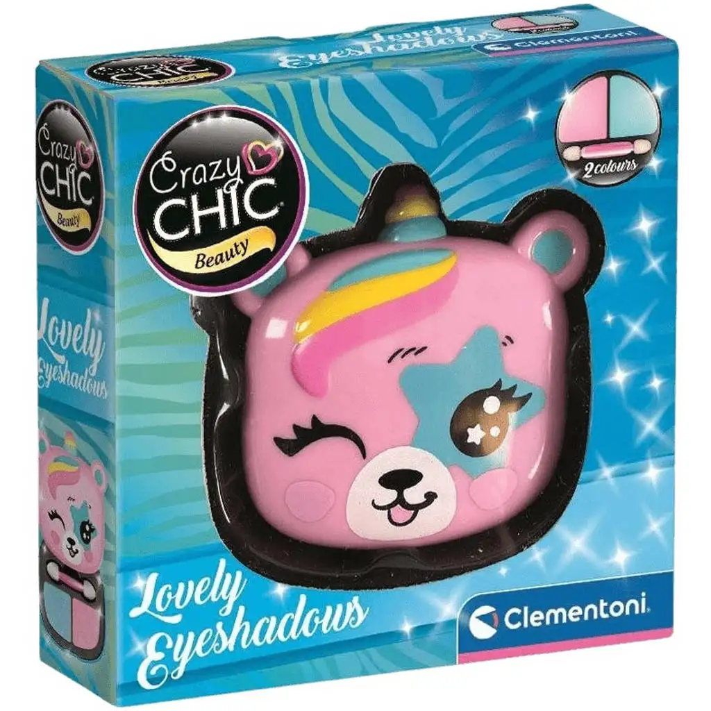 Crazy Chic: Сенки за очи в контейнер във форма на мечка - Clementoni изображение 1