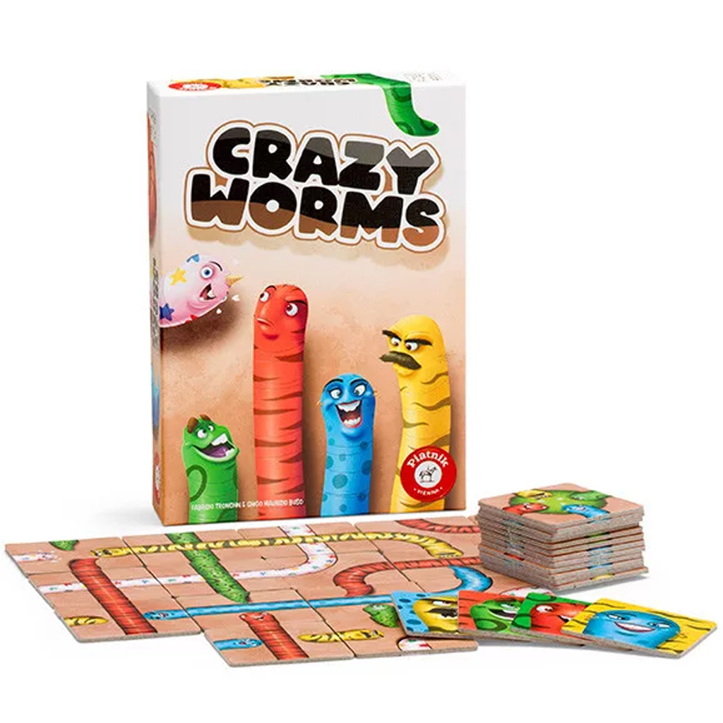 Crazy Worms настолна игра - Piatnik изображение 1