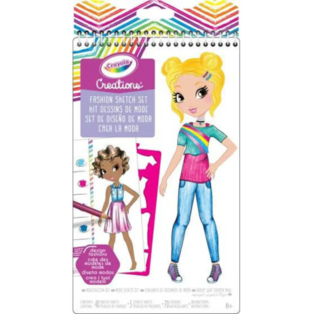 Creations: Малък моден дизайнерски комплект за рисуване - Crayola изображение 1