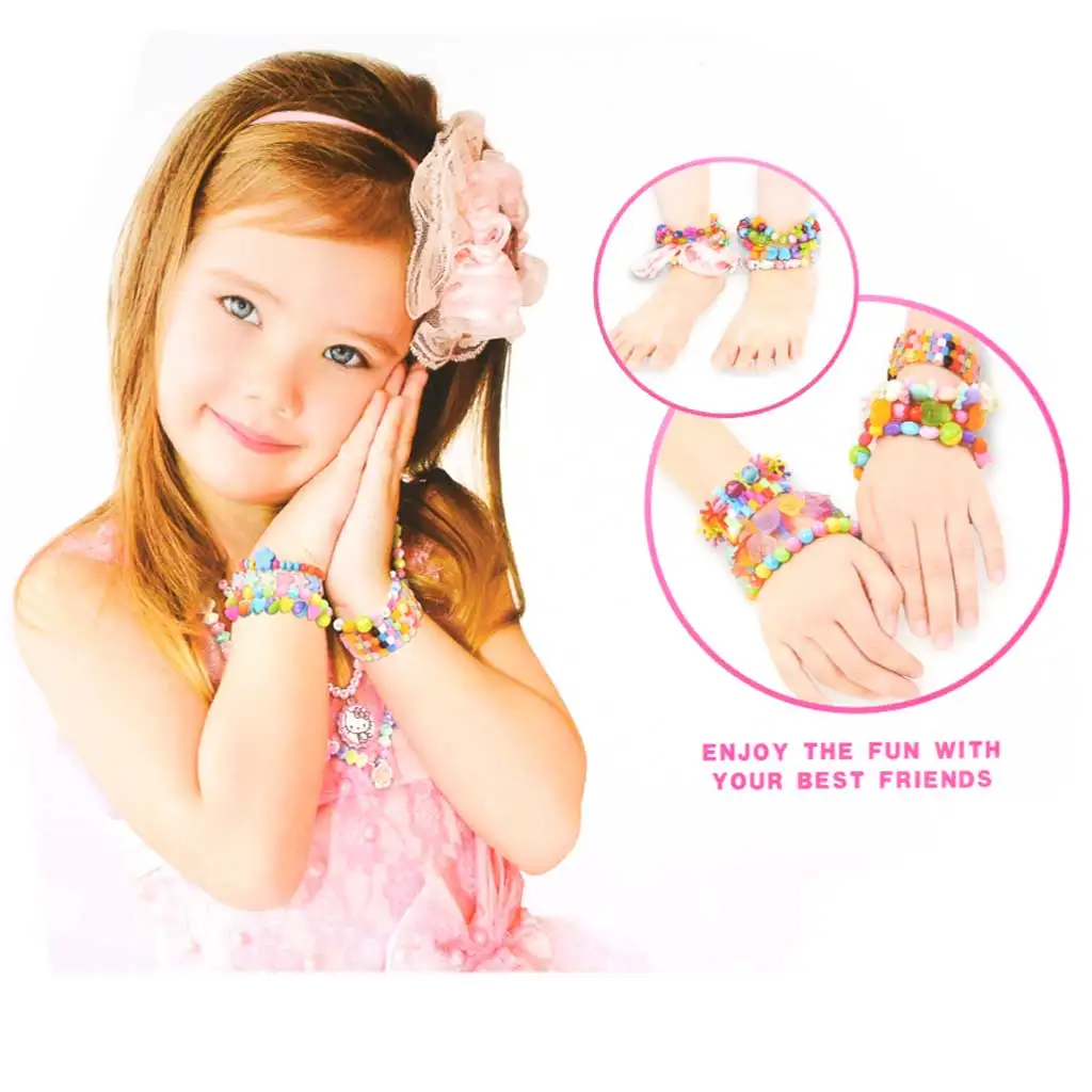 Creative StringBeads: Комплект за изработка на бижута с 200+ цветни мъниста и медальон изображение 2