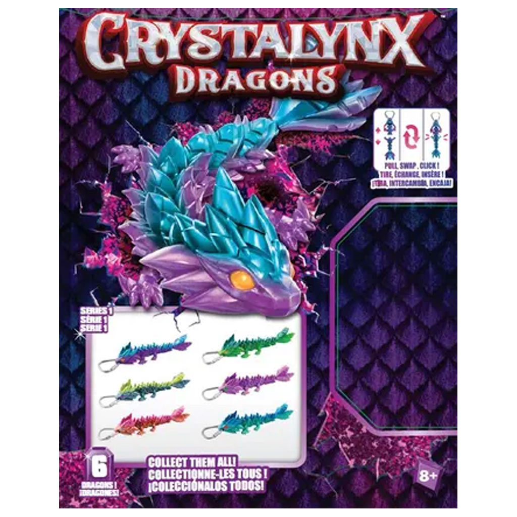 CrystaLynx: Колекционерски дракони ключодържател - Spin Master изображение 1