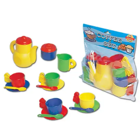 Цветен комплект за кафе за 4 души - D-Toys изображение 1