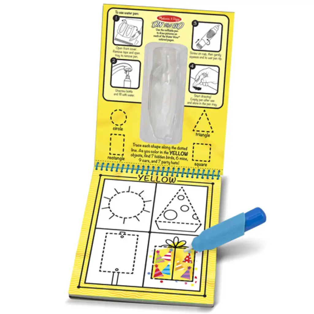 Цветна и форми магическа оцветяваща книжка - Melissa & Doug изображение 2