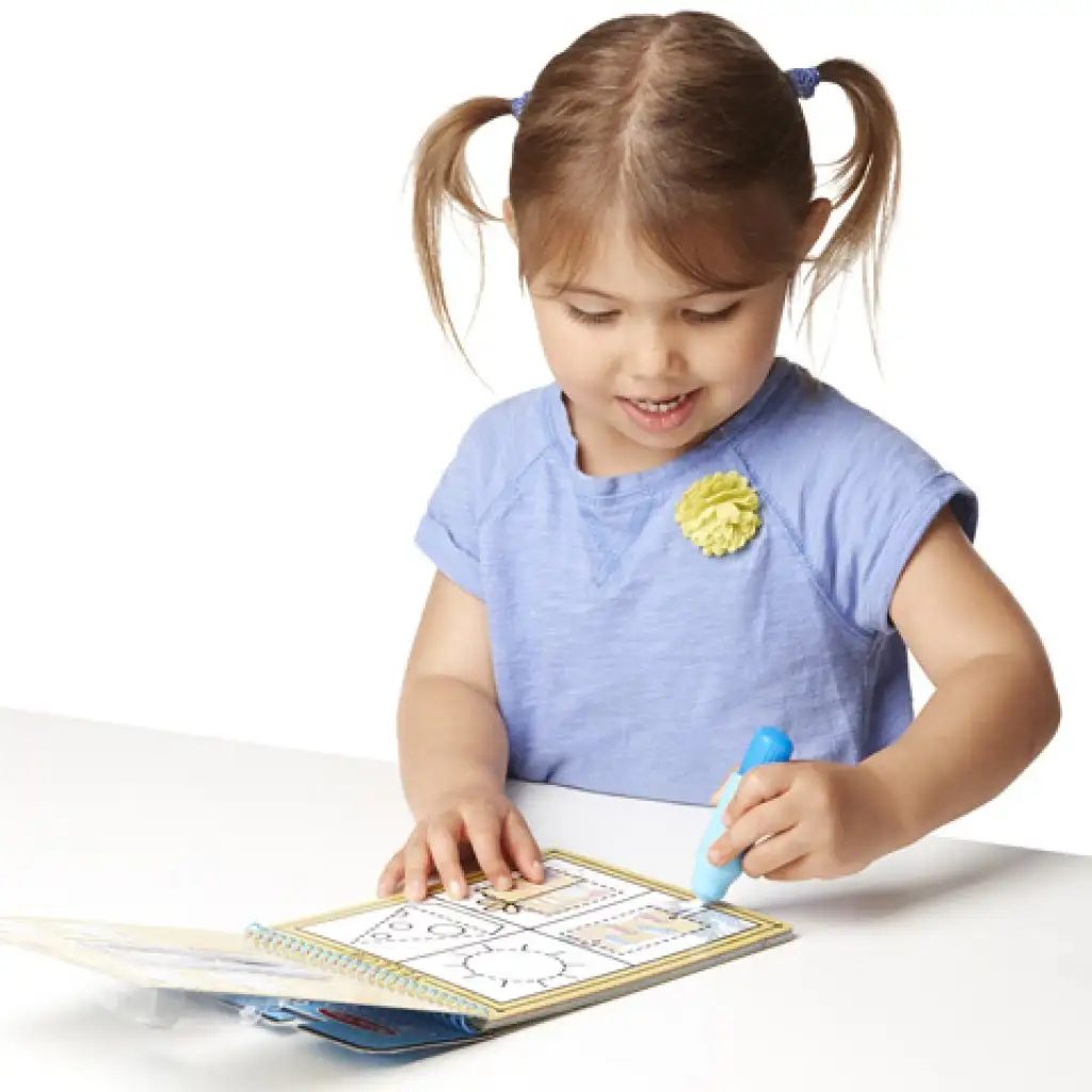 Цветна и форми магическа оцветяваща книжка - Melissa & Doug изображение 3