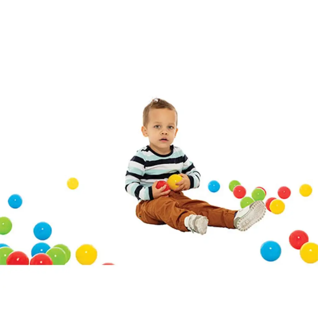 Цветни топки в мрежа 60бр - D-Toys изображение 2