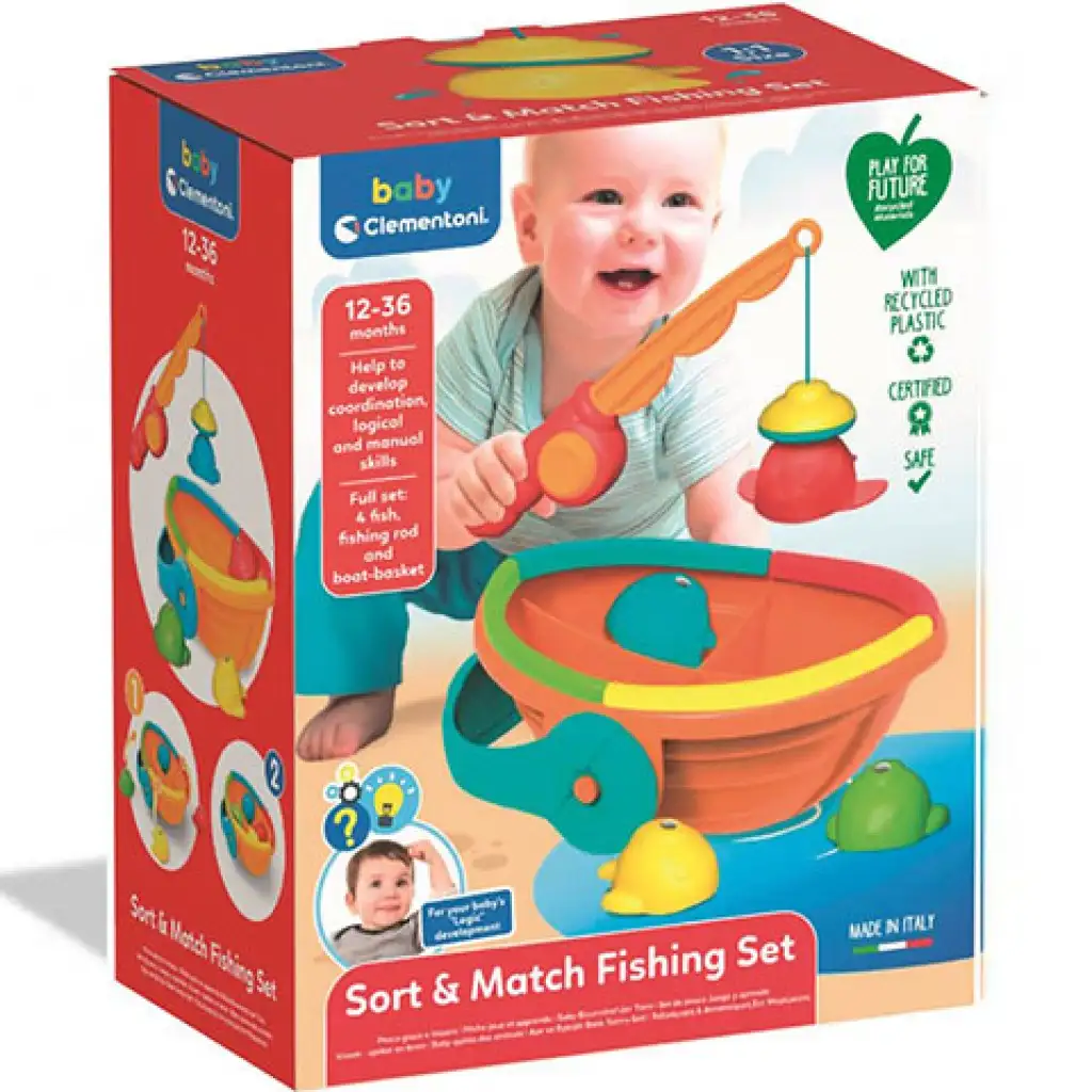 Дъгово бебешко риболовно играчка - Clementoni baby изображение 1