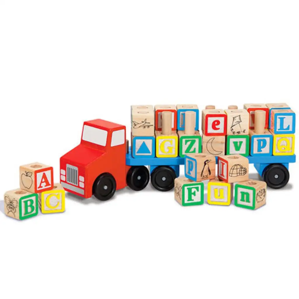 Дървен камион за букви - Melissa & Doug изображение 2