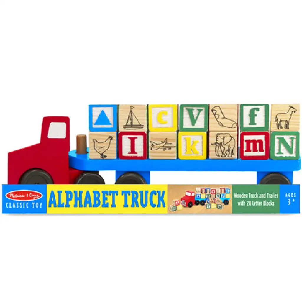 Дървен камион за букви - Melissa & Doug изображение 1