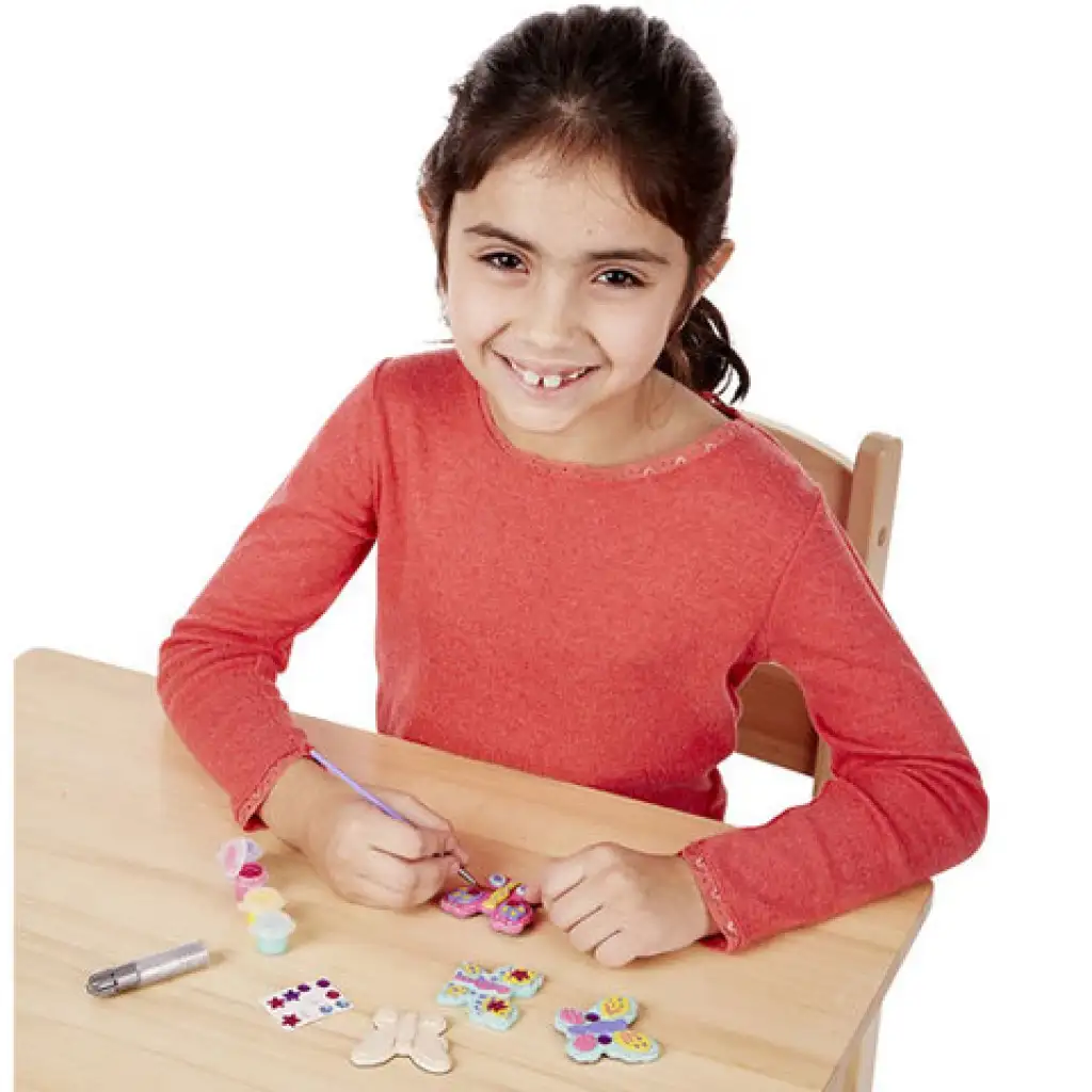 Дървен магнит за хладилник с пеперуди - Melissa & Doug изображение 4