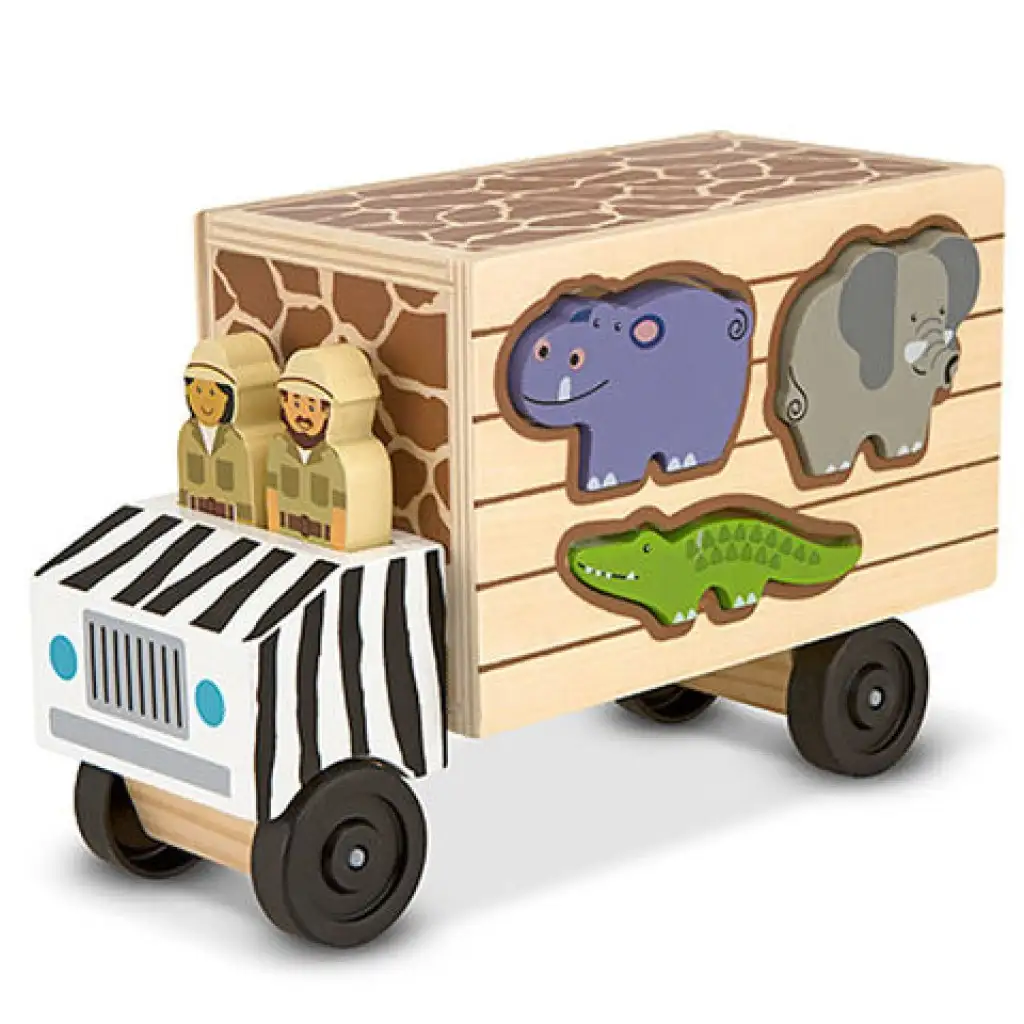 Дървена игра с животински форми - Melissa & Doug изображение 2