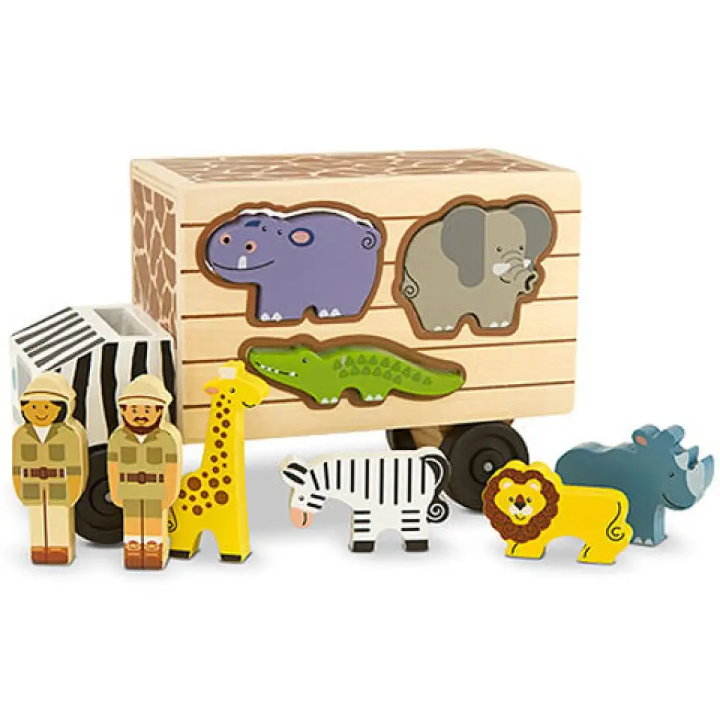 Дървена игра с животински форми - Melissa & Doug изображение 3