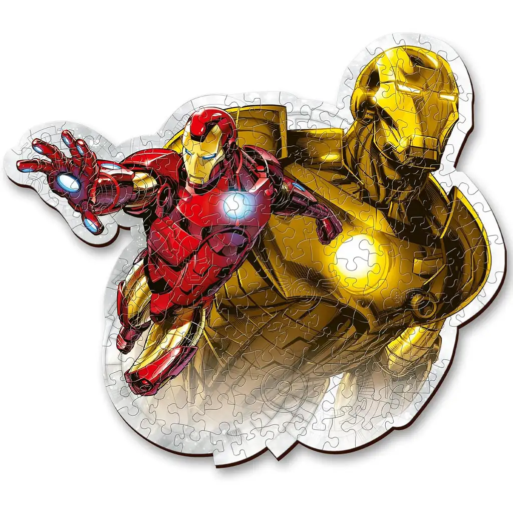 Дървена изработка: Marvel Отмъстителите - Железният човек 160 части премиум дървен пъзел - Trefl изображение 2