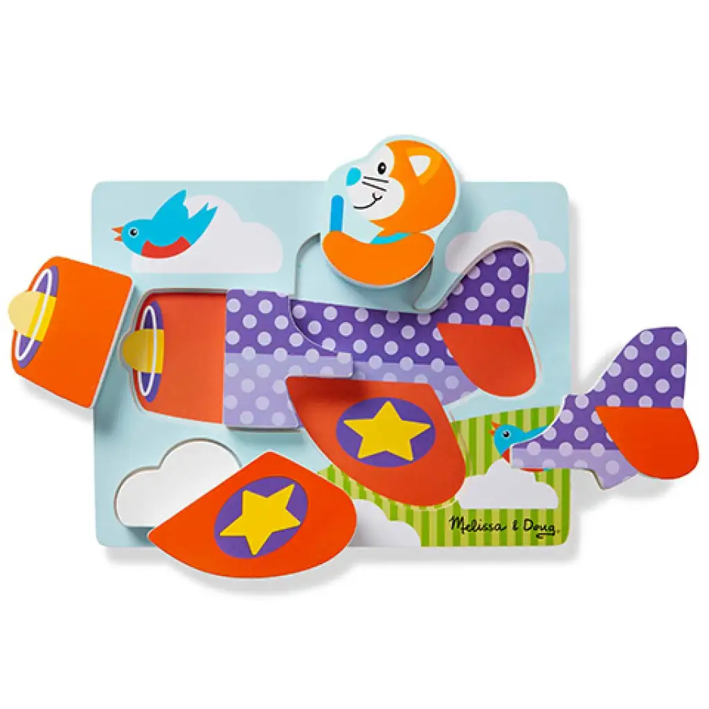 Дървени превозни средства гигантска пъзел - Melissa & Doug изображение 4