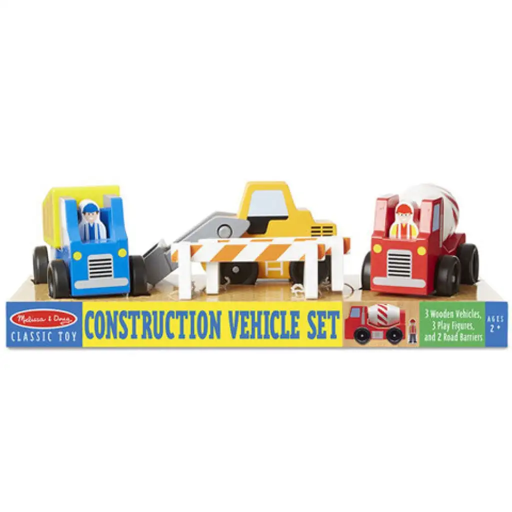 Дървени строителни машини и играчки - Melissa & Doug изображение 1