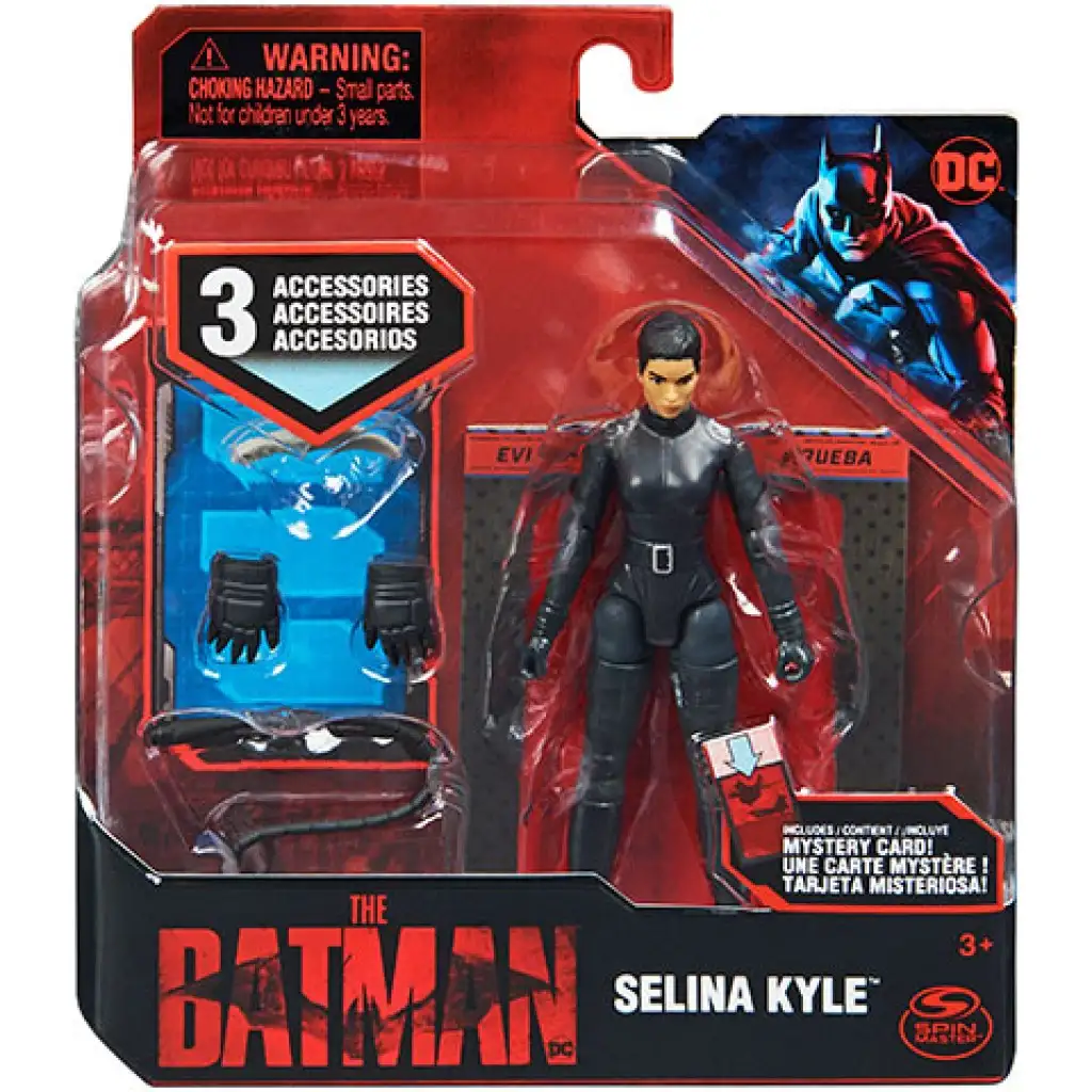 DC Comics: Играчка фигура на Батман - Селина Кайл с аксесоари 10 см - Spin Master изображение 3