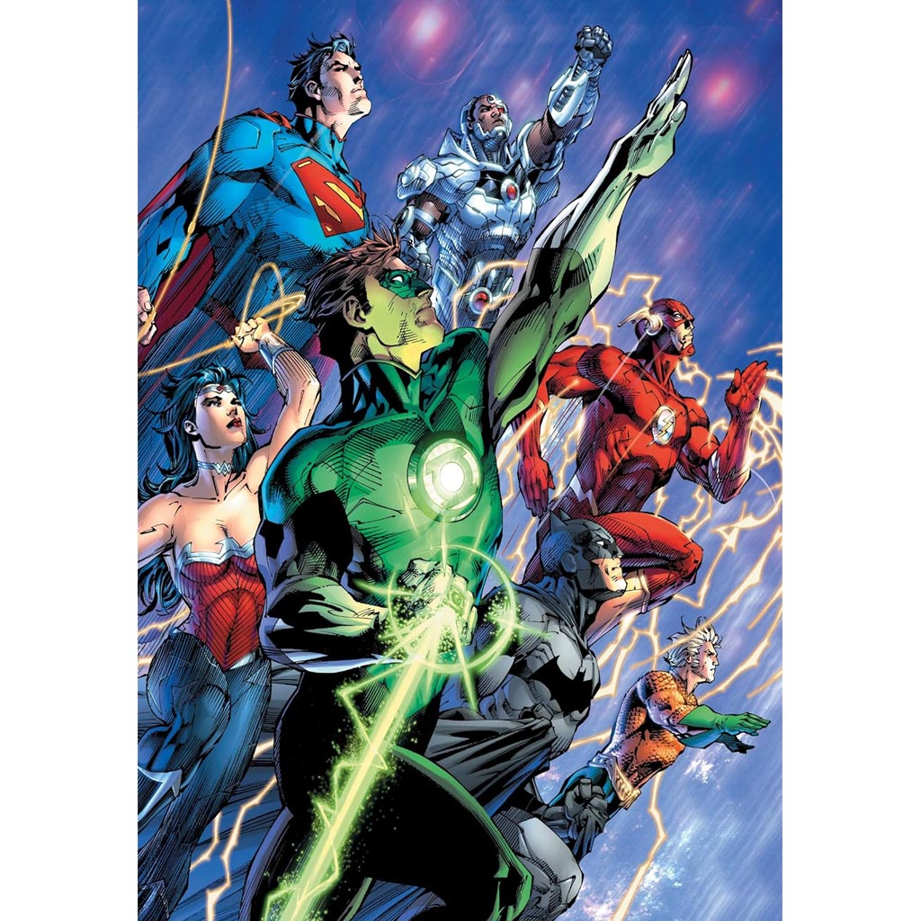 DC Comics Лига на справедливостта герои HQC 500 части пъзел - Clementoni изображение 2