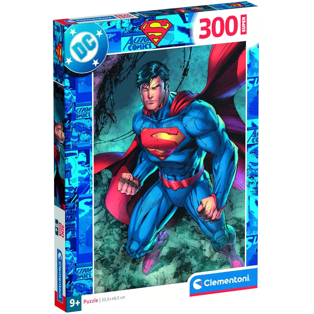 DC Comics Superman в действие 300 части пъзел - Clementoni изображение 1