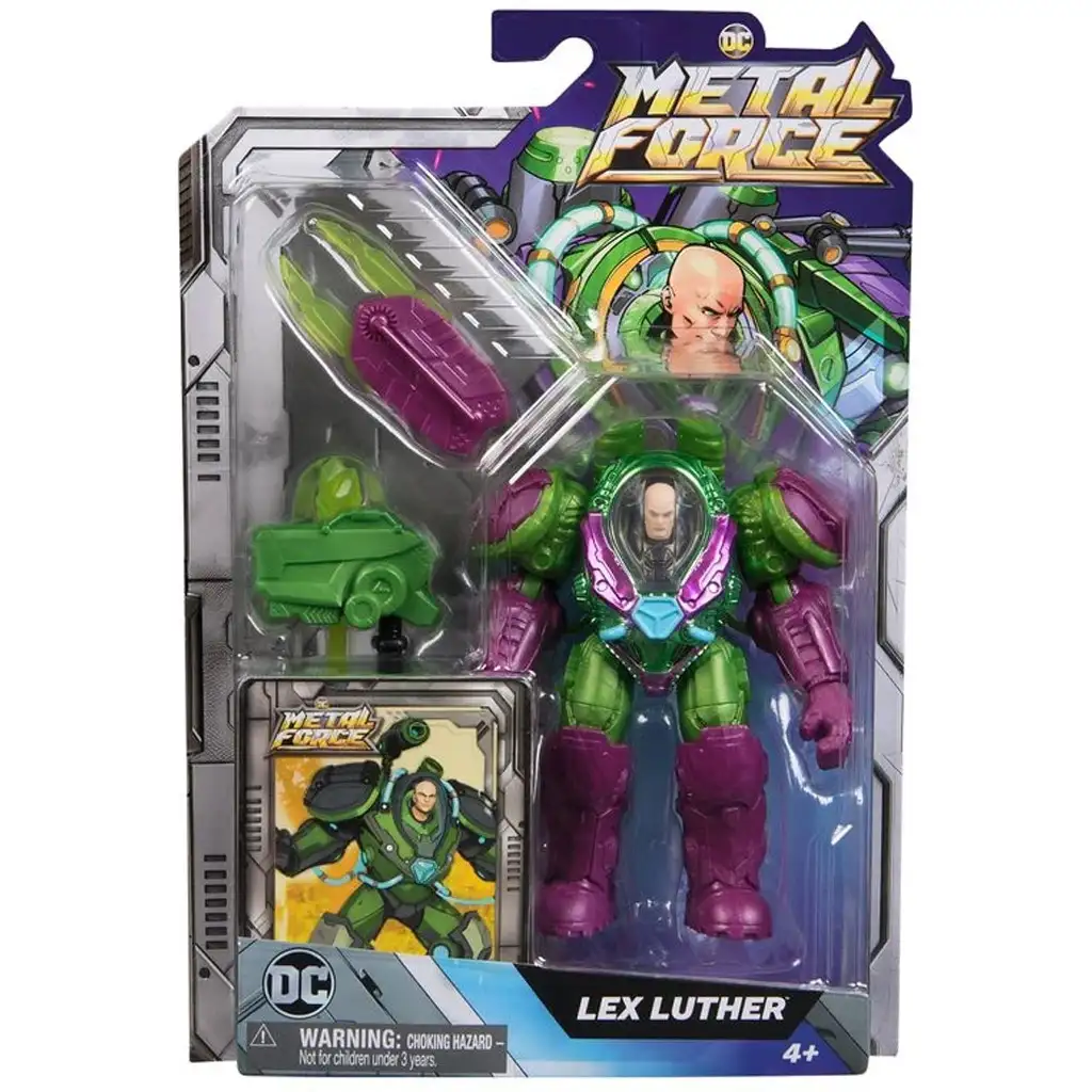 DC Metal Force Lex Luther играчка фигура с аксесоари - Spin Master изображение 1