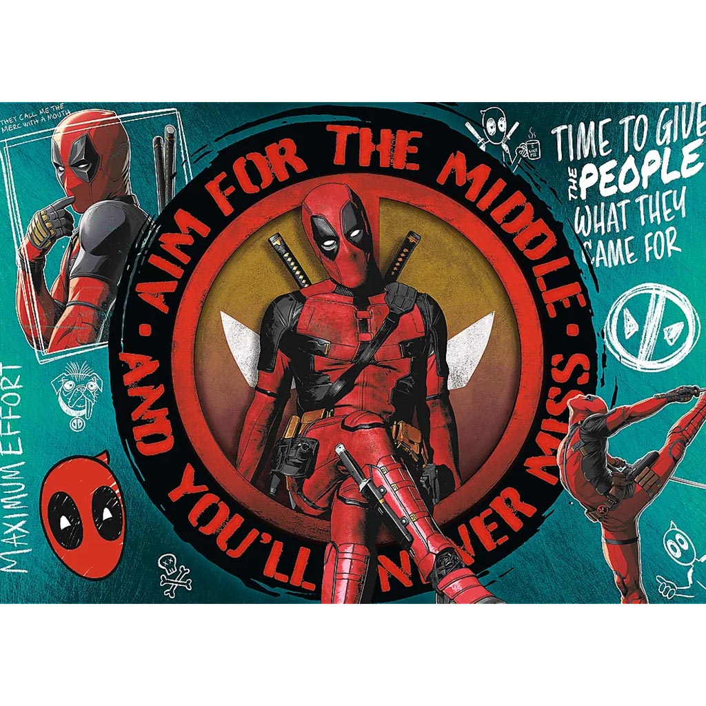 Deadpool Хаос, шеги и катани 1000 части Премиум плюс качество пъзел - Trefl изображение 2