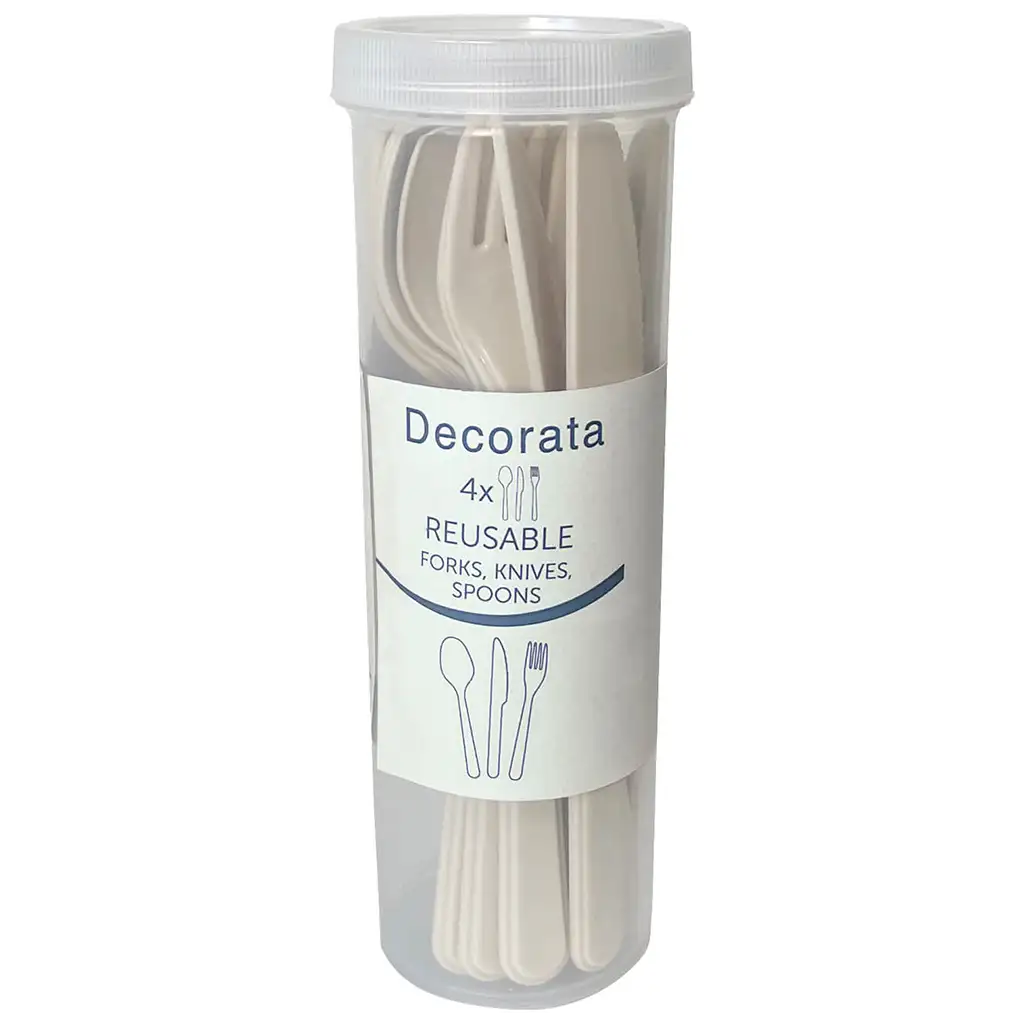 Decorata многоразови прибори 12бр комплект изображение 1
