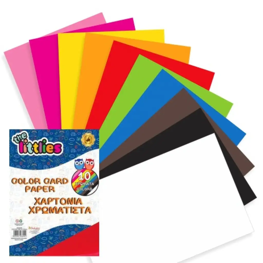 Декоративен картон 10 цвята 35x25см изображение 3