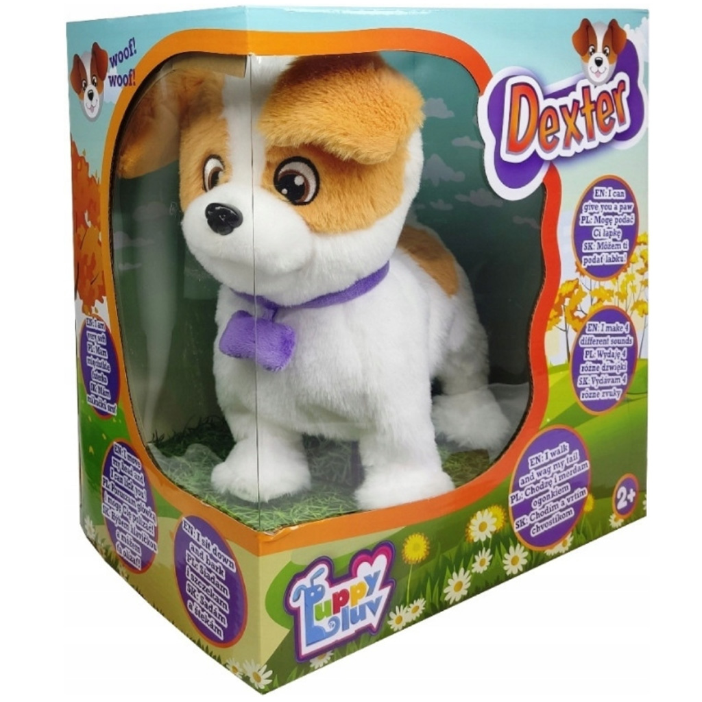 Dexter интерактивно плюшено куче - Puppy Luv изображение 1