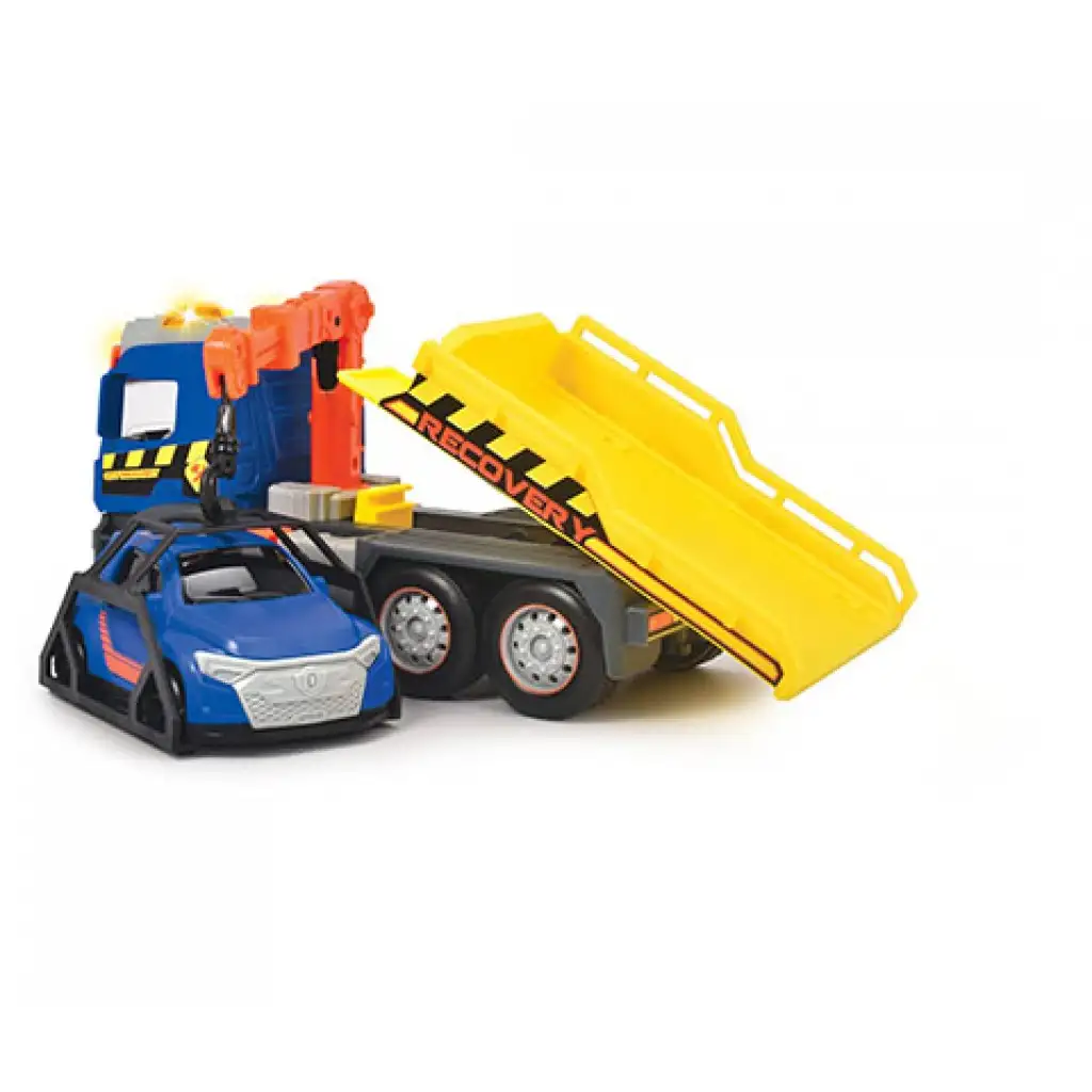 Действие камион с теглене с светлина и звук 26см - Dickie Toys изображение 2