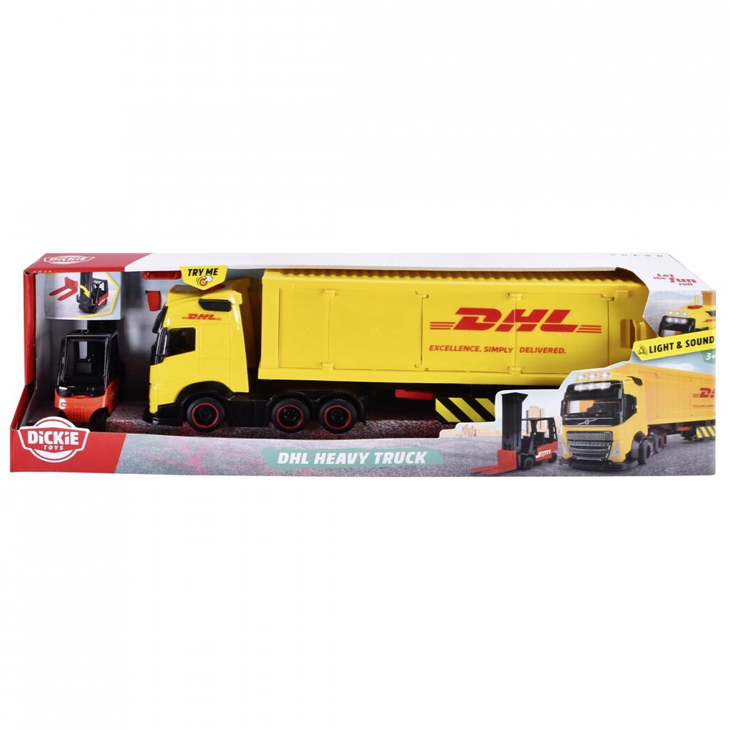 DHL Камион с светлина и звук - Dickie Toys изображение 1