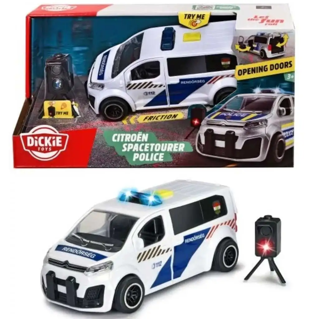 Dickie SOS серия: Citroen SpaceTourer полицейска кола с радар - Simba toys изображение 1
