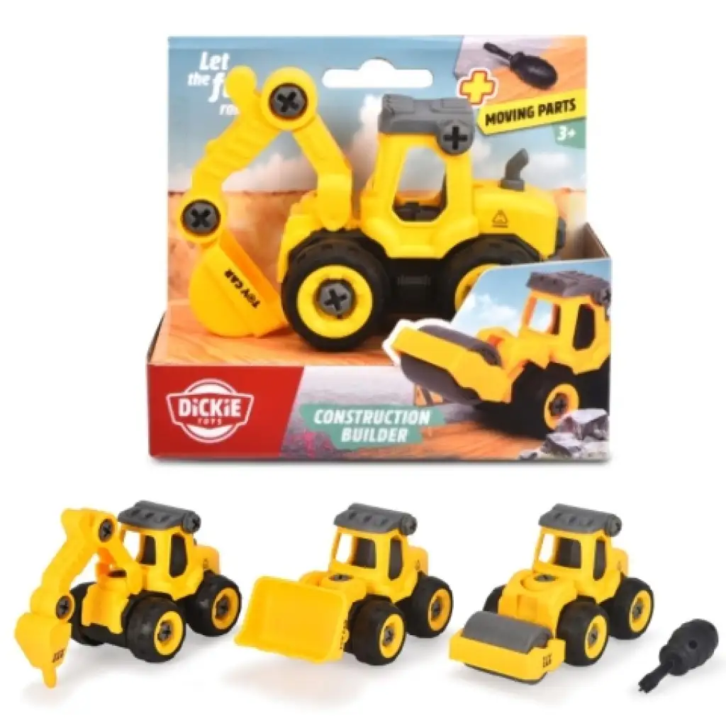 Dickie Toys: Сглобяеми строителни машини в различни варианти - Simba Toys изображение 1