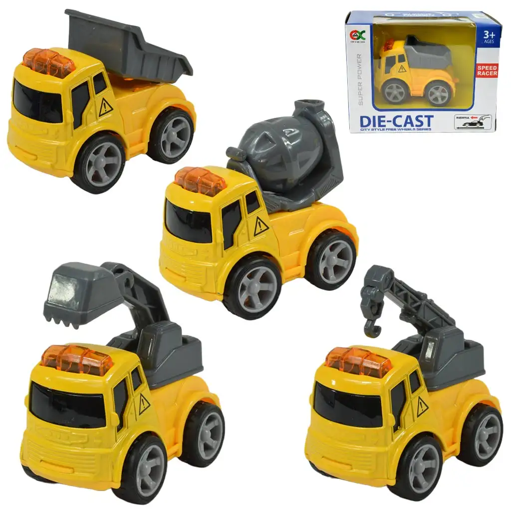 Die-Cast City Style: Машина за работа малка кола в различни варианти 1бр изображение 1
