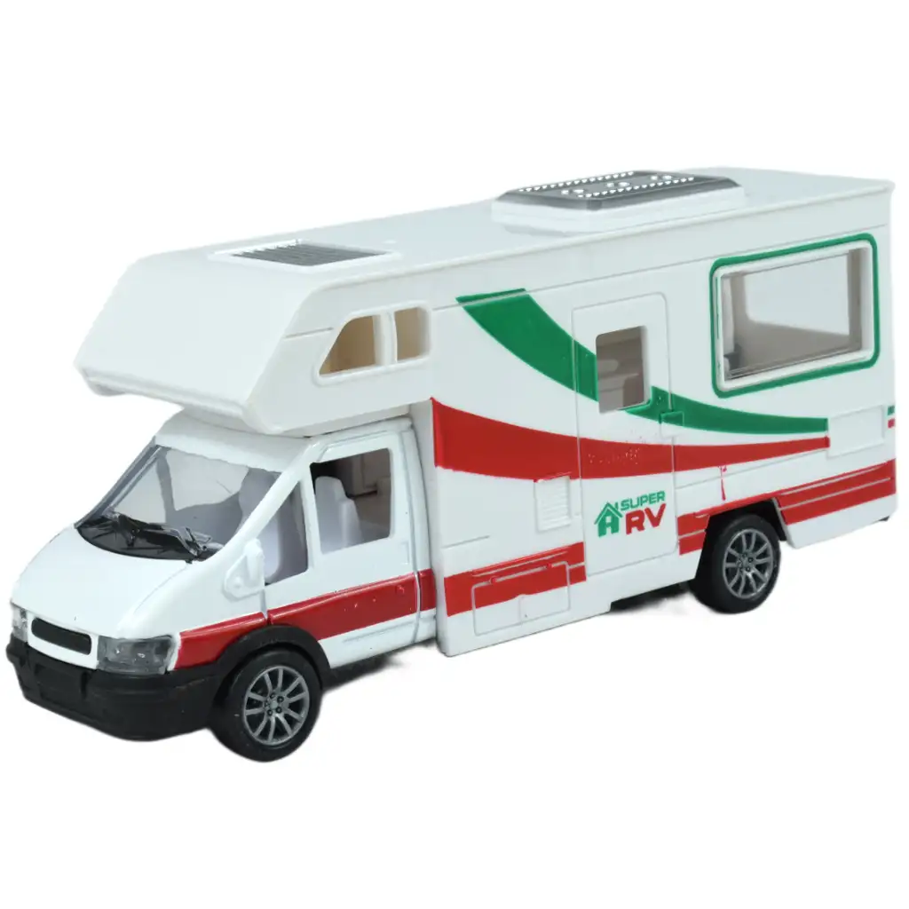 Die-Cast: Метален караван в различни варианти 17см 1бр изображение 2