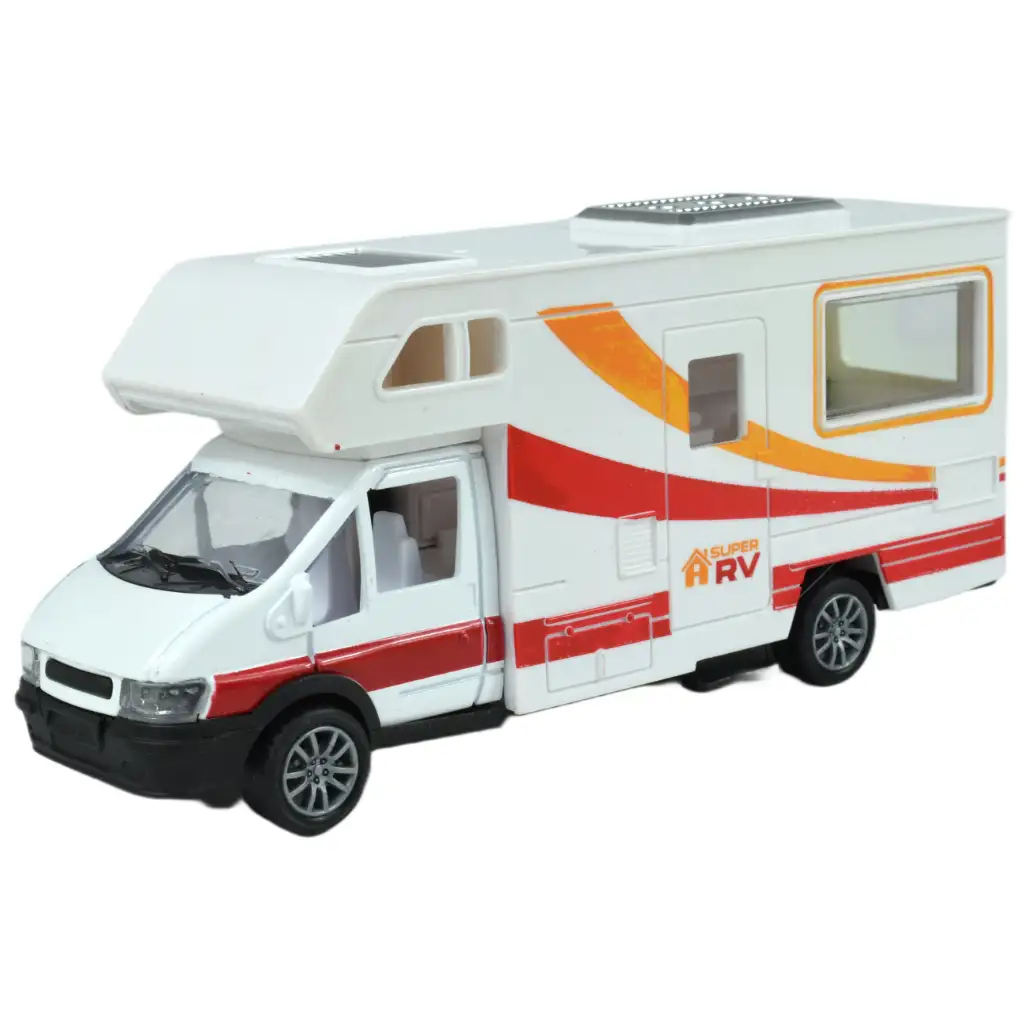 Die-Cast: Метален караван в различни варианти 17см 1бр изображение 4
