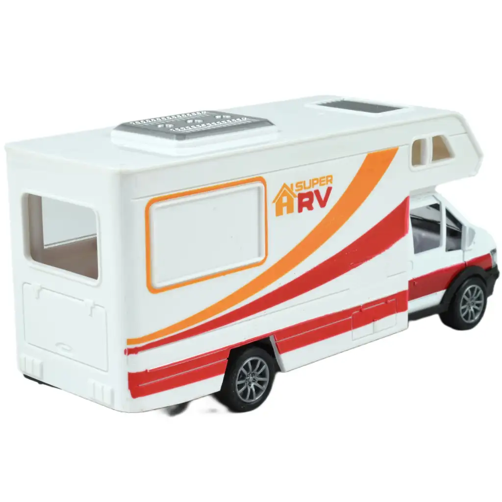 Die-Cast: Метален караван в различни варианти 17см 1бр изображение 5