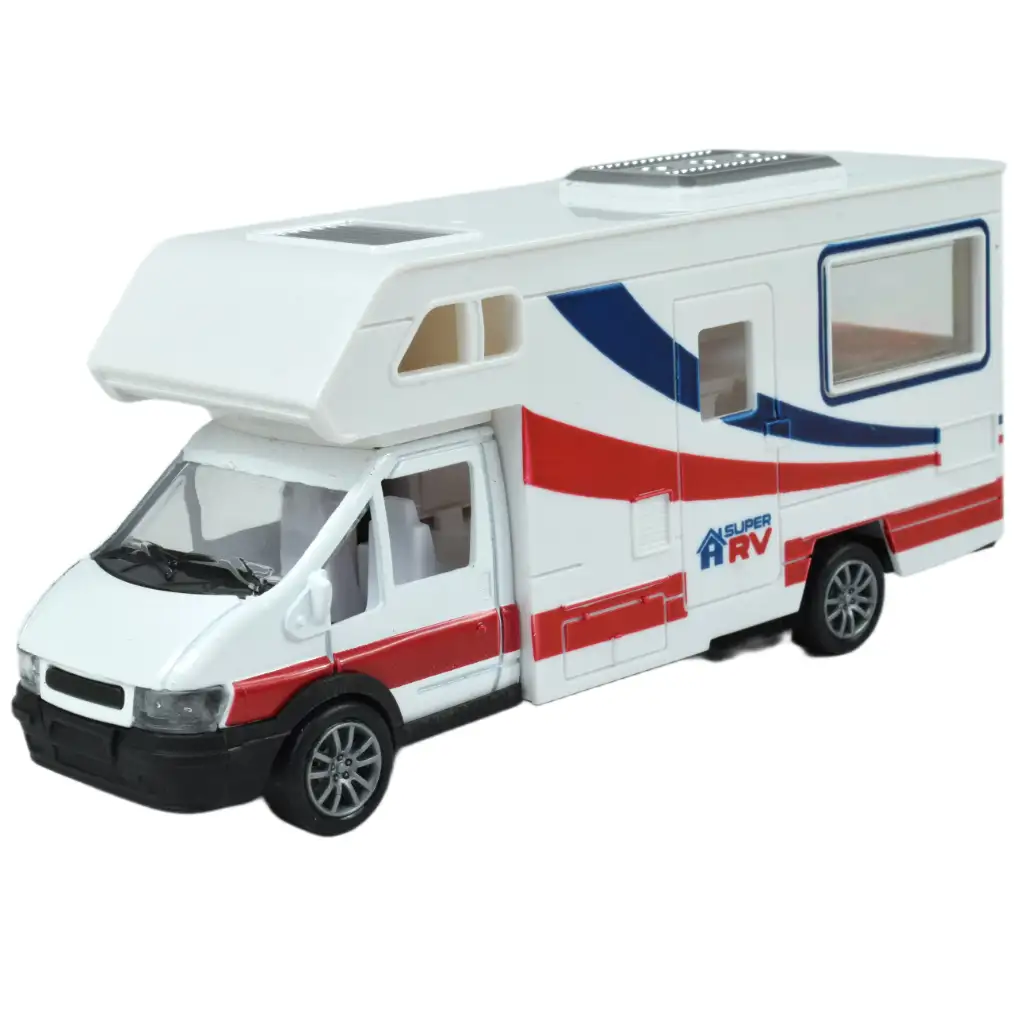 Die-Cast: Метален караван в различни варианти 17см 1бр изображение 6