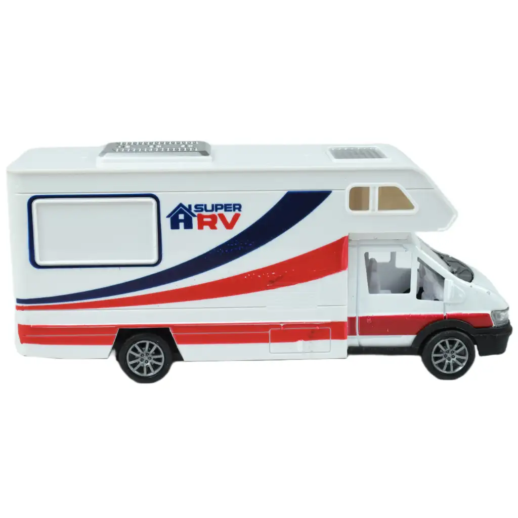 Die-Cast: Метален караван в различни варианти 17см 1бр изображение 7
